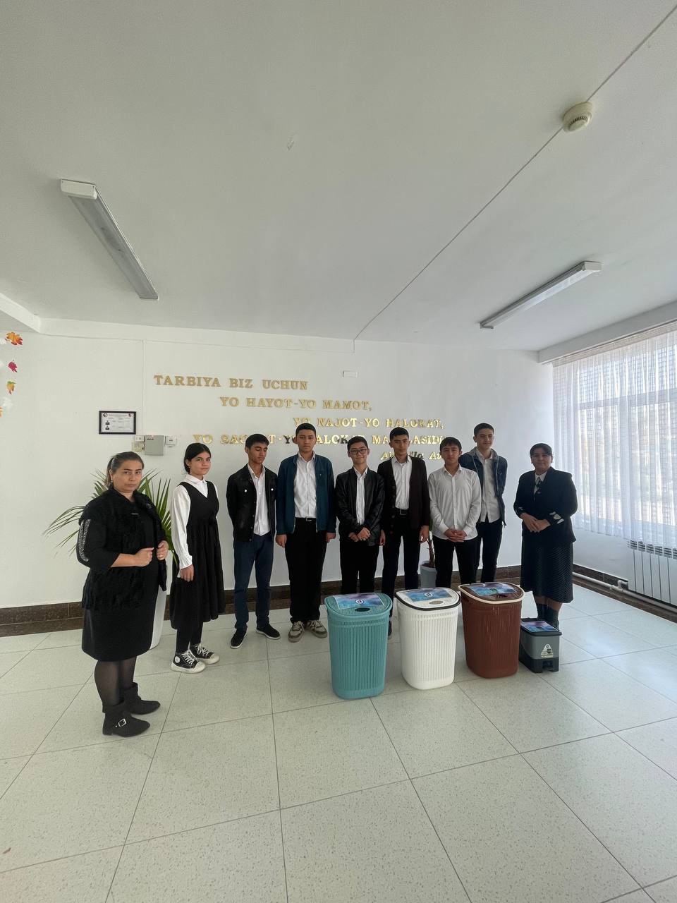 "Eko schools Uzbekistan" loyihasi amalda